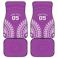 Custom Cook Islands Mangaia Car Mats Polynesian Tribal Tattoo