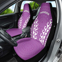 Custom Cook Islands Mangaia Car Seat Cover Polynesian Tribal Tattoo