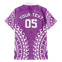 Custom Cook Islands Mangaia Family Matching Long Sleeve Bodycon Dress and Hawaiian Shirt Polynesian Tribal Tattoo LT05 - Polynesian Pride