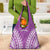 Custom Cook Islands Mangaia Grocery Bag Polynesian Tribal Tattoo