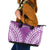 Custom Cook Islands Mangaia Leather Tote Bag Polynesian Tribal Tattoo