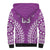 Custom Cook Islands Mangaia Sherpa Hoodie Polynesian Tribal Tattoo