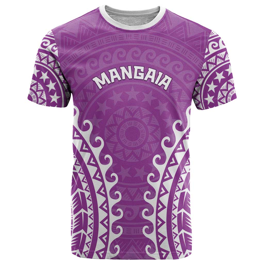 Custom Cook Islands Mangaia T Shirt Polynesian Tribal Tattoo