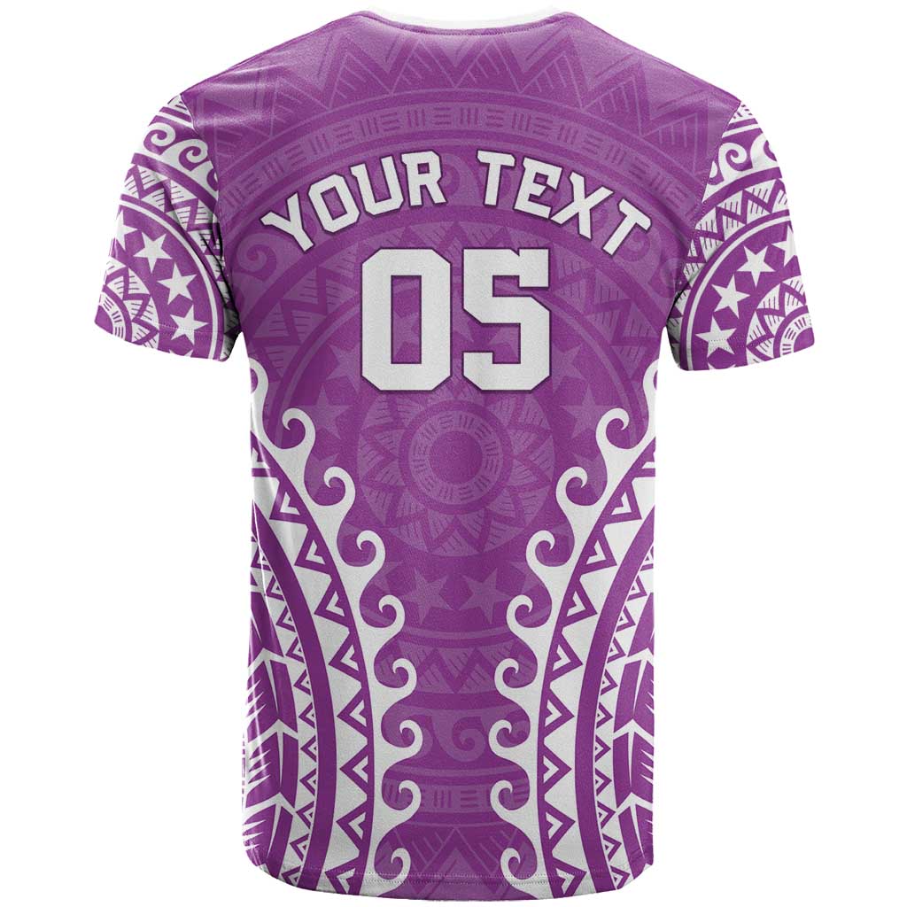 Custom Cook Islands Mangaia T Shirt Polynesian Tribal Tattoo