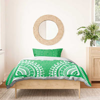 Custom Cook Islands Mitiaro Bedding Set Polynesian Tribal Tattoo