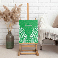 Custom Cook Islands Mitiaro Canvas Wall Art Polynesian Tribal Tattoo