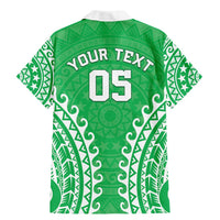 Custom Cook Islands Mitiaro Family Matching Mermaid Dress and Hawaiian Shirt Polynesian Tribal Tattoo LT05 - Polynesian Pride