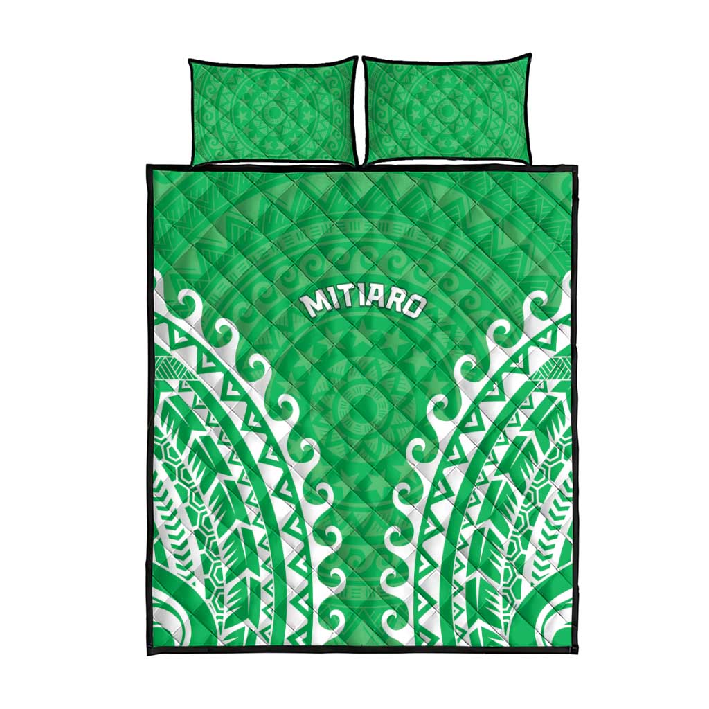 Custom Cook Islands Mitiaro Quilt Bed Set Polynesian Tribal Tattoo
