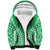 Custom Cook Islands Mitiaro Sherpa Hoodie Polynesian Tribal Tattoo