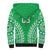 Custom Cook Islands Mitiaro Sherpa Hoodie Polynesian Tribal Tattoo