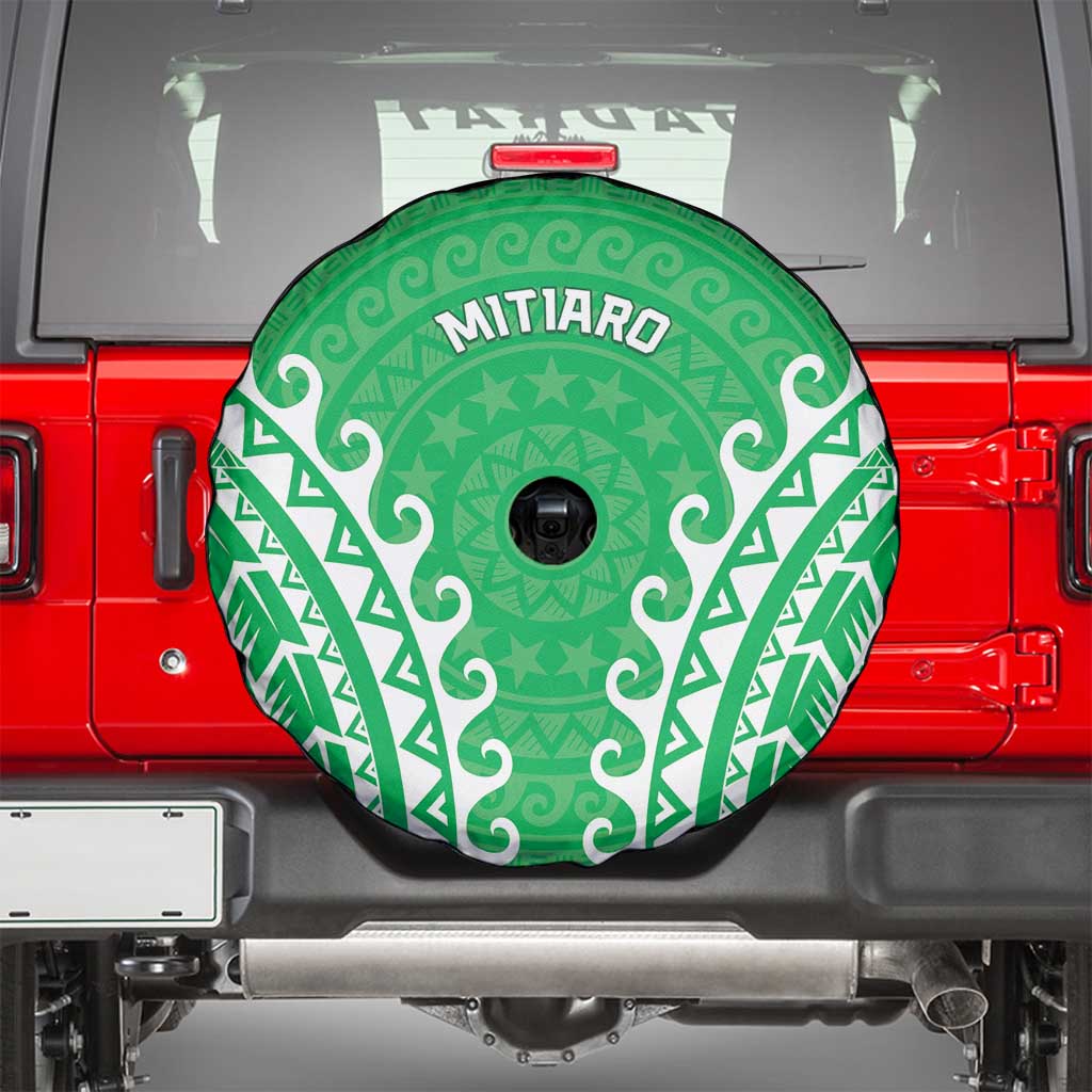 Cook Islands Mitiaro Spare Tire Cover Polynesian Tribal Tattoo LT05 - Polynesian Pride