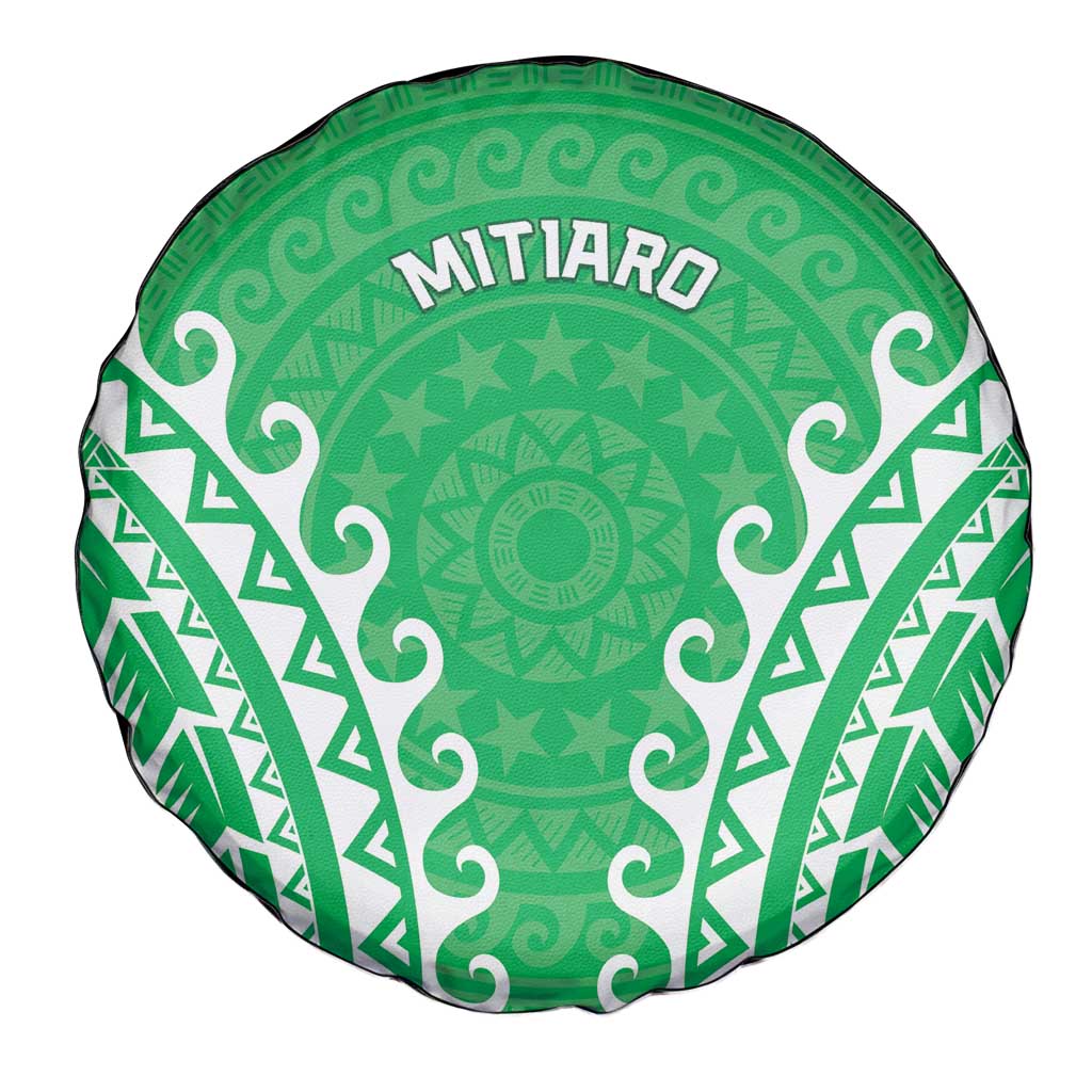 Cook Islands Mitiaro Spare Tire Cover Polynesian Tribal Tattoo LT05 - Polynesian Pride