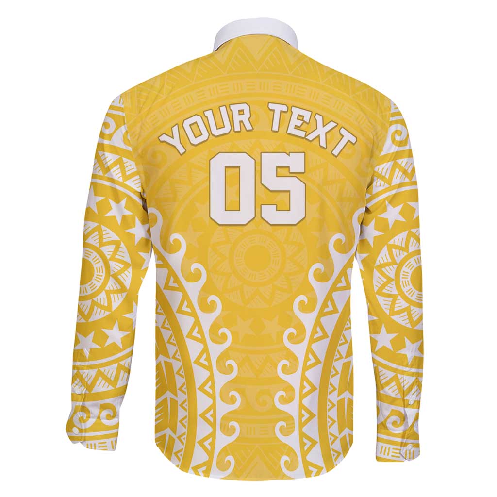 Custom Cook Islands Aitutaki Family Matching Tank Maxi Dress and Hawaiian Shirt Polynesian Tribal Tattoo LT05 - Polynesian Pride