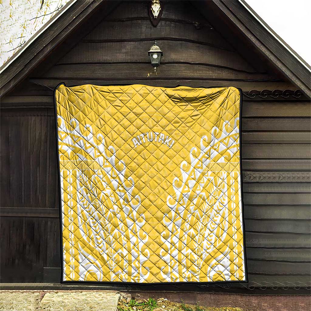 Custom Cook Islands Aitutaki Quilt Polynesian Tribal Tattoo