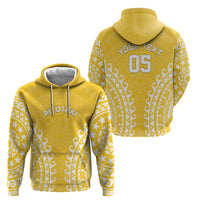 Custom Cook Islands Aitutaki Zip Hoodie Polynesian Tribal Tattoo