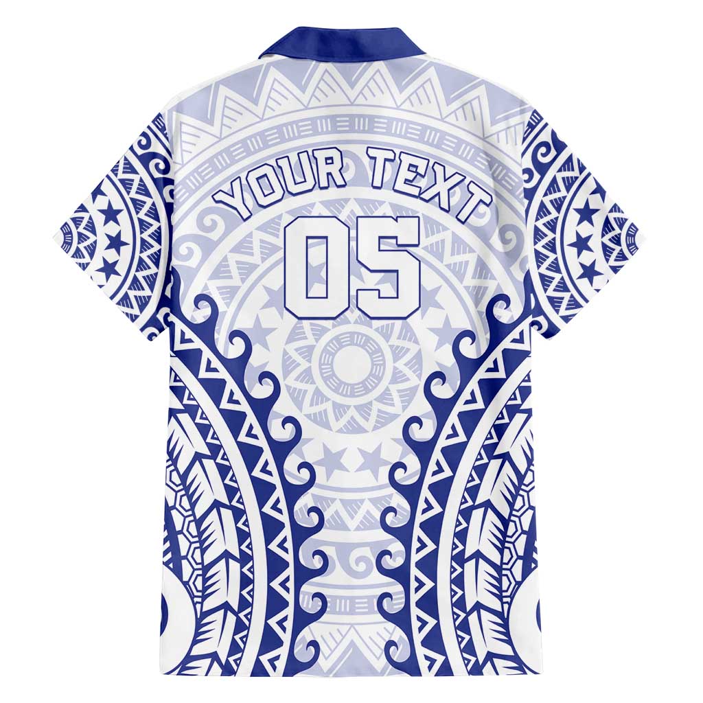 Custom Cook Islands Palmerston Family Matching Long Sleeve Bodycon Dress and Hawaiian Shirt Polynesian Tribal Tattoo LT05 - Polynesian Pride
