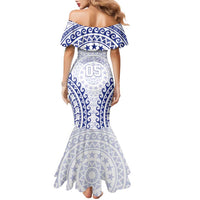 Custom Cook Islands Palmerston Family Matching Mermaid Dress and Hawaiian Shirt Polynesian Tribal Tattoo LT05 - Polynesian Pride
