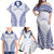 Custom Cook Islands Palmerston Family Matching Off Shoulder Maxi Dress and Hawaiian Shirt Polynesian Tribal Tattoo