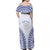 Custom Cook Islands Palmerston Family Matching Off Shoulder Maxi Dress and Hawaiian Shirt Polynesian Tribal Tattoo