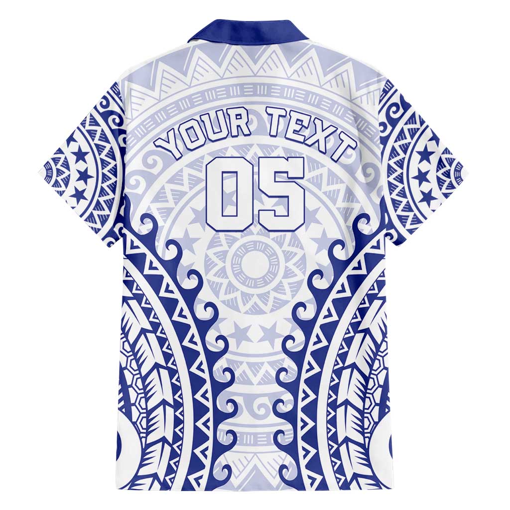 Custom Cook Islands Palmerston Family Matching Short Sleeve Bodycon Dress and Hawaiian Shirt Polynesian Tribal Tattoo LT05 - Polynesian Pride