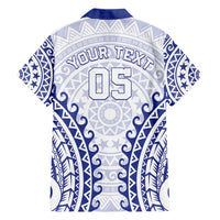 Custom Cook Islands Palmerston Family Matching Short Sleeve Bodycon Dress and Hawaiian Shirt Polynesian Tribal Tattoo LT05 - Polynesian Pride