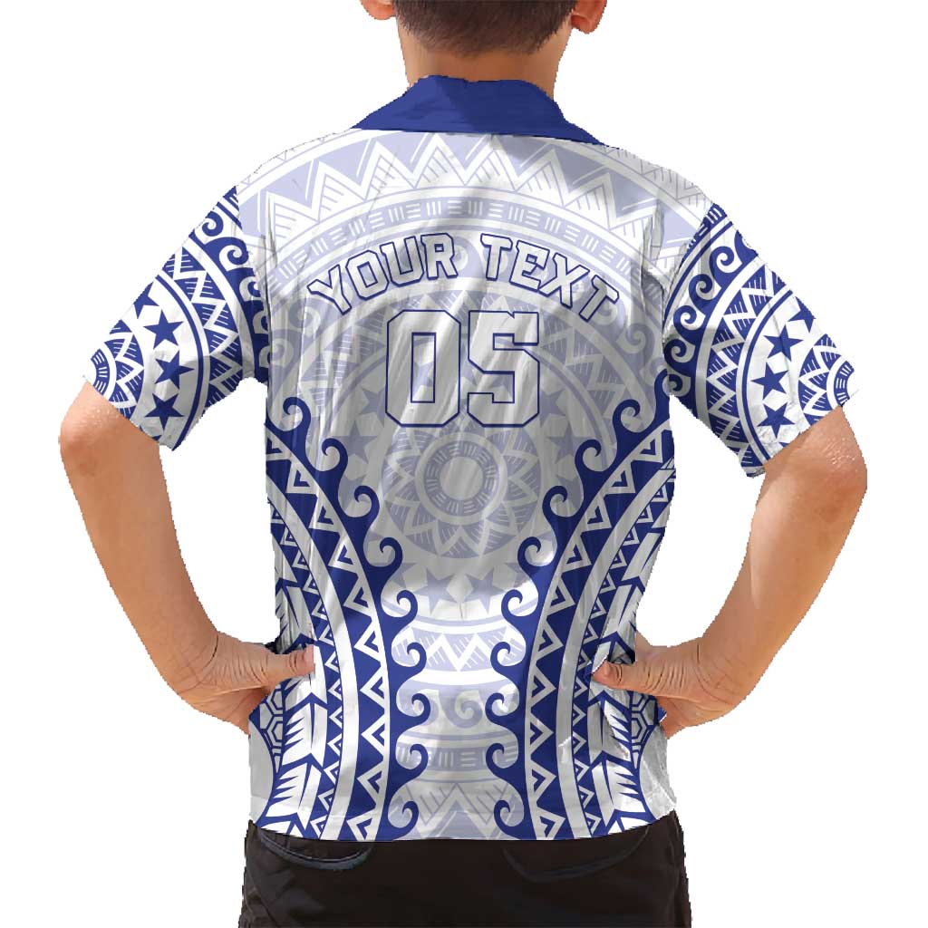 Custom Cook Islands Palmerston Family Matching Summer Maxi Dress and Hawaiian Shirt Polynesian Tribal Tattoo LT05 - Polynesian Pride