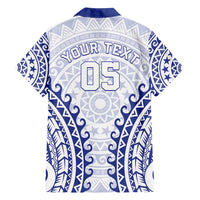 Custom Cook Islands Palmerston Family Matching Tank Maxi Dress and Hawaiian Shirt Polynesian Tribal Tattoo LT05 - Polynesian Pride