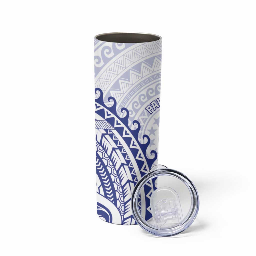 Cook Islands Palmerston Skinny Tumbler Polynesian Tribal Tattoo