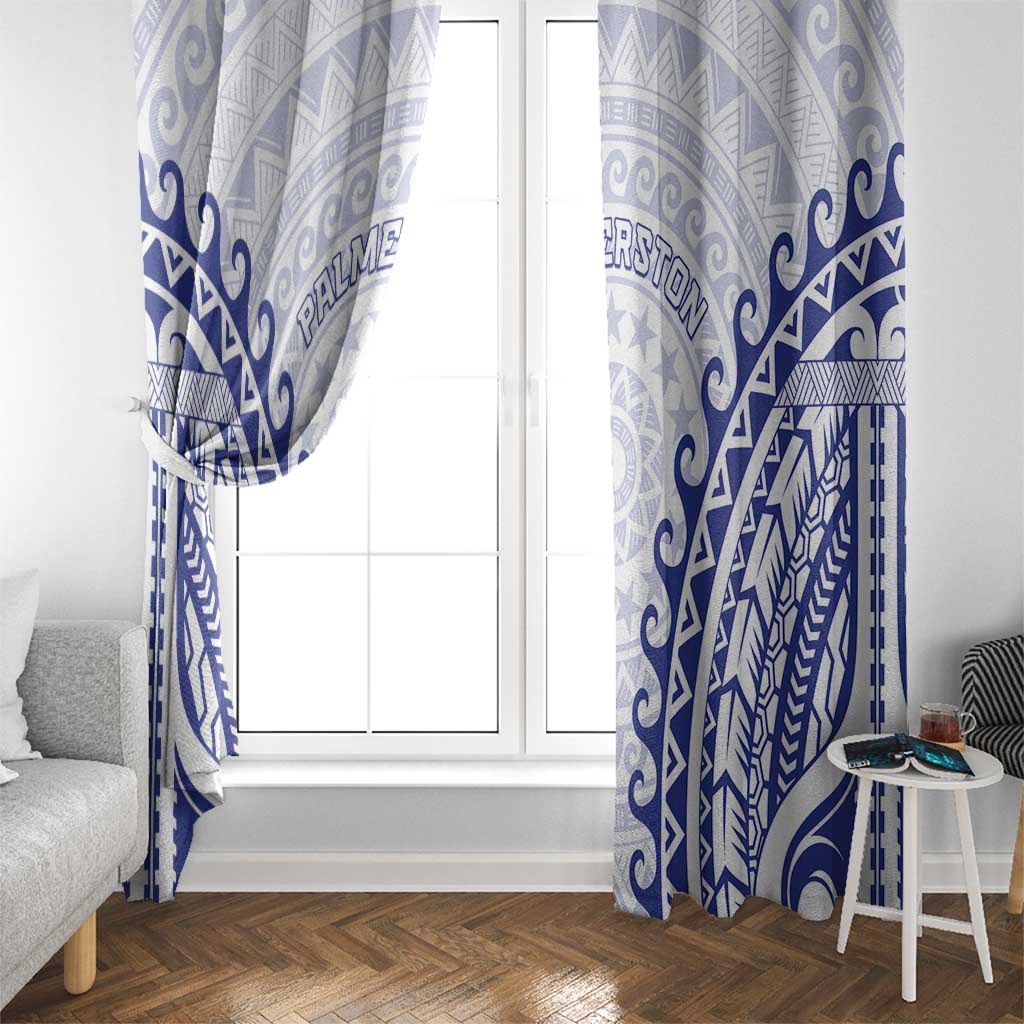 Custom Cook Islands Palmerston Window Curtain Polynesian Tribal Tattoo