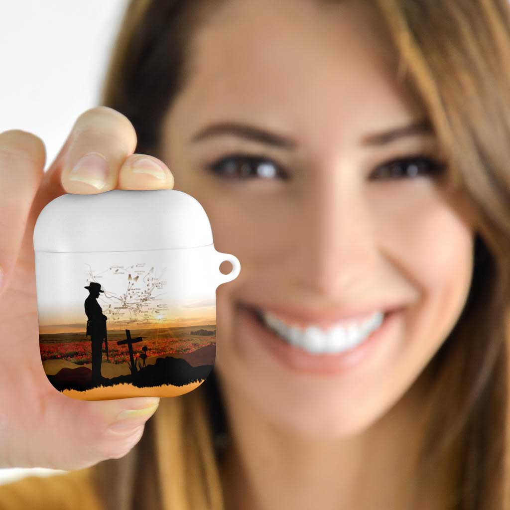 Australia And New Zealand ANZAC Day AirPods Case Battle Of Beersheba LT05 - Polynesian Pride