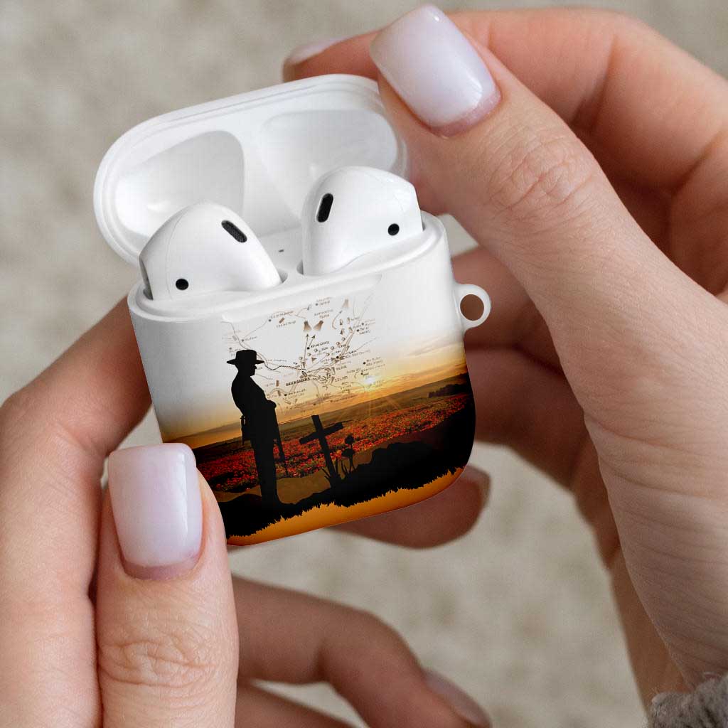 Australia And New Zealand ANZAC Day AirPods Case Battle Of Beersheba LT05 - Polynesian Pride