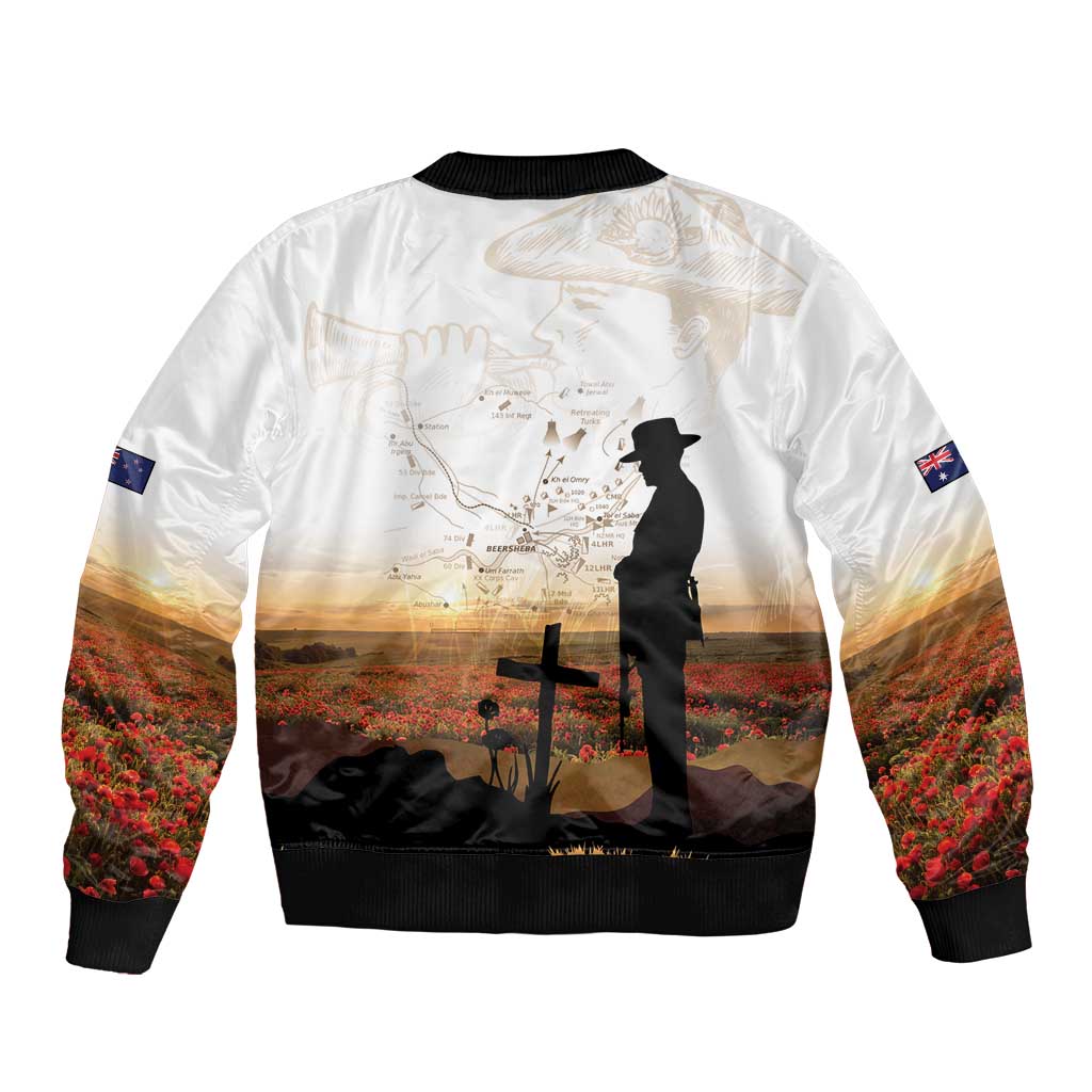 Australia And New Zealand ANZAC Day Bomber Jacket Battle Of Beersheba