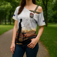 Australia And New Zealand ANZAC Day Cross Shoulder Shirt Battle Of Beersheba