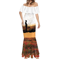 Australia And New Zealand ANZAC Day Mermaid Dress Battle Of Beersheba LT05 - Polynesian Pride