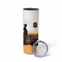 Australia And New Zealand ANZAC Day Skinny Tumbler Battle Of Beersheba LT05 - Polynesian Pride