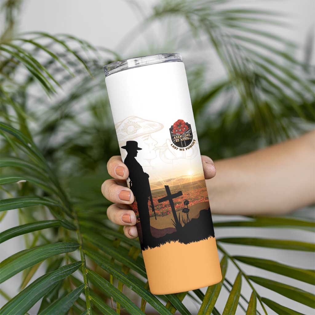 Australia And New Zealand ANZAC Day Skinny Tumbler Battle Of Beersheba LT05 - Polynesian Pride