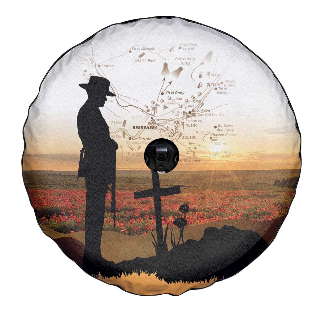 Australia And New Zealand ANZAC Day Spare Tire Cover Battle Of Beersheba LT05 - Polynesian Pride