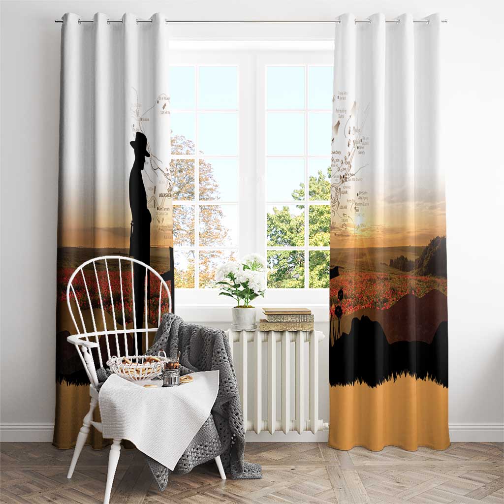 Australia And New Zealand ANZAC Day Window Curtain Battle Of Beersheba