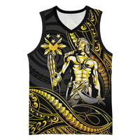 Filipinos Lapu Lapu Hero Basketball Jersey Gold Polynesian Tribal Tattoo