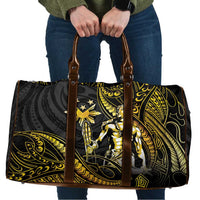Filipinos Lapu Lapu Hero Travel Bag Gold Polynesian Tribal Tattoo