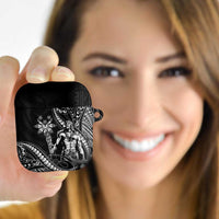 Filipinos Lapu Lapu Hero AirPods Case Black Polynesian Tribal Tattoo