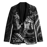 Filipinos Lapu Lapu Hero Blazer Black Polynesian Tribal Tattoo