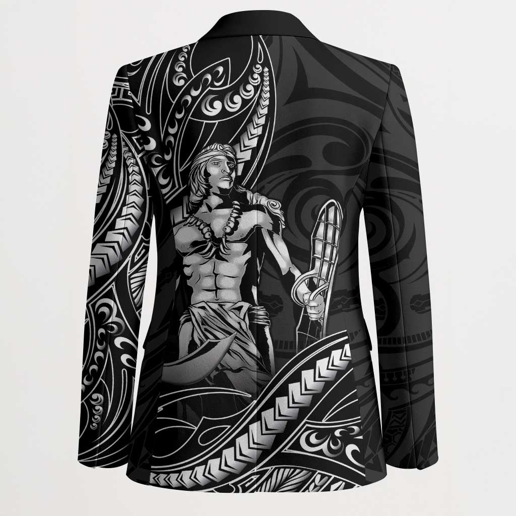 Filipinos Lapu Lapu Hero Blazer Black Polynesian Tribal Tattoo