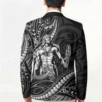 Filipinos Lapu Lapu Hero Blazer Black Polynesian Tribal Tattoo