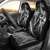 Filipinos Lapu Lapu Hero Car Seat Cover Black Polynesian Tribal Tattoo