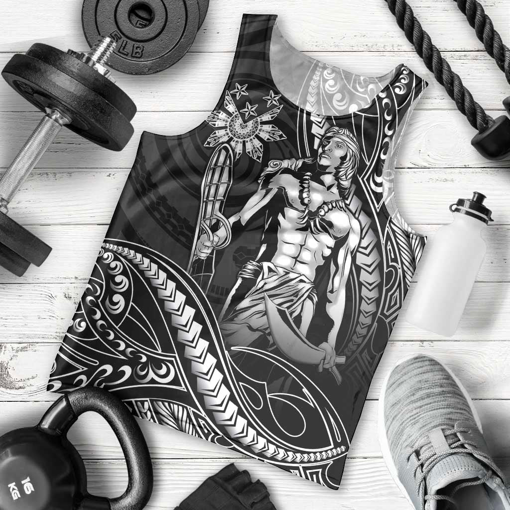Filipinos Lapu Lapu Hero Men Tank Top Black Polynesian Tribal Tattoo