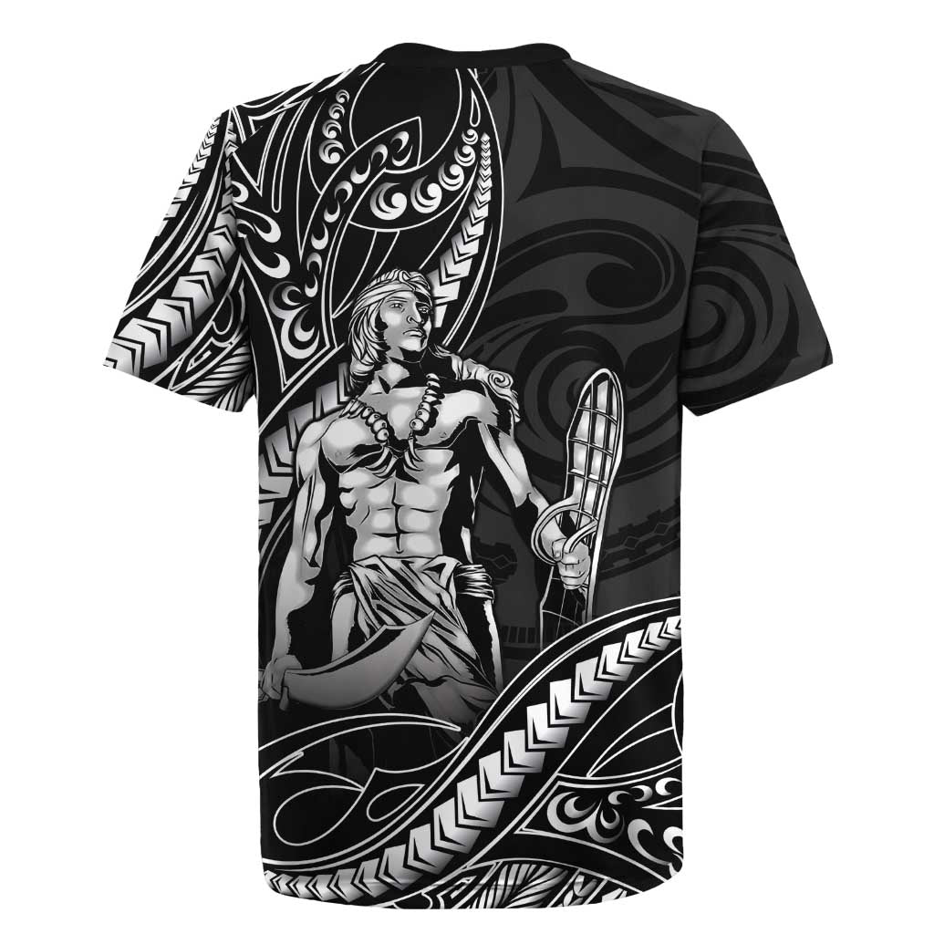 Filipinos Lapu Lapu Hero Rugby Jersey Black Polynesian Tribal Tattoo