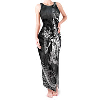 Filipinos Lapu Lapu Hero Tank Maxi Dress Black Polynesian Tribal Tattoo