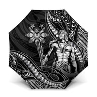 Filipinos Lapu Lapu Hero Umbrella Black Polynesian Tribal Tattoo