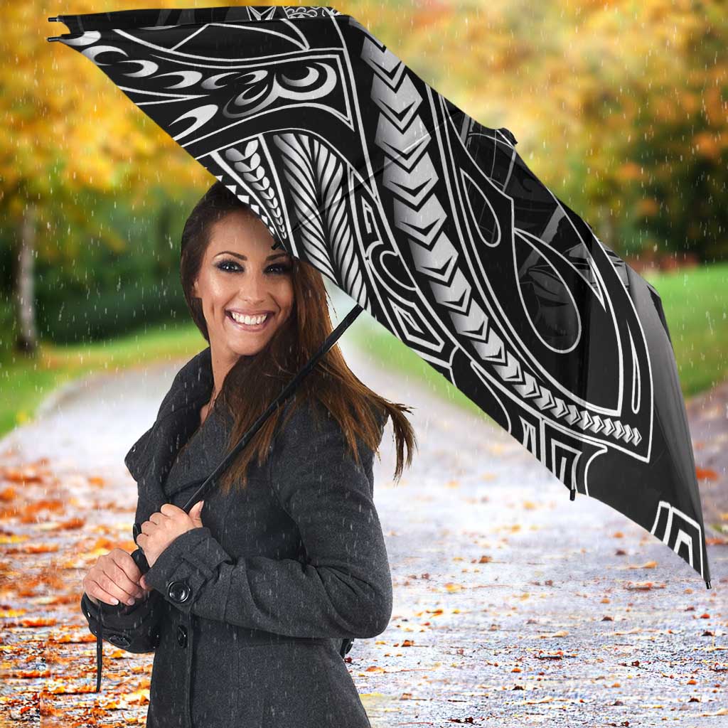 Filipinos Lapu Lapu Hero Umbrella Black Polynesian Tribal Tattoo